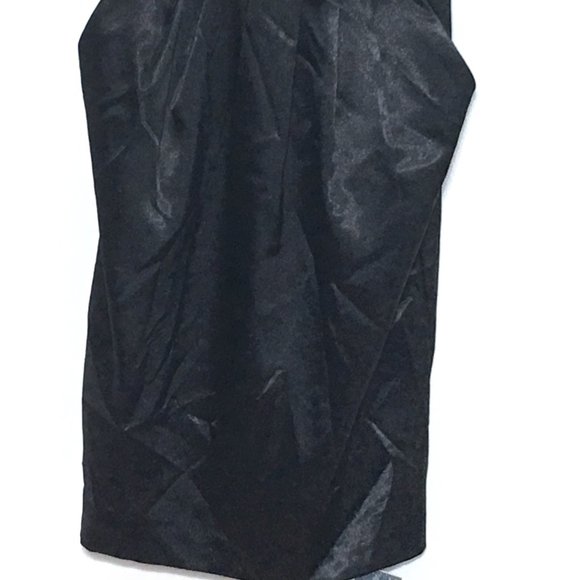 Sequin Hearts Midi Dress Party Black Cream Size 5 Pockets Hidden Back Zipper - Picture 4 of 9